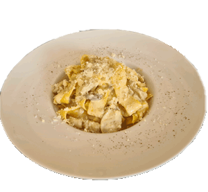 Tagliatelle funghi porcini che Cornicione