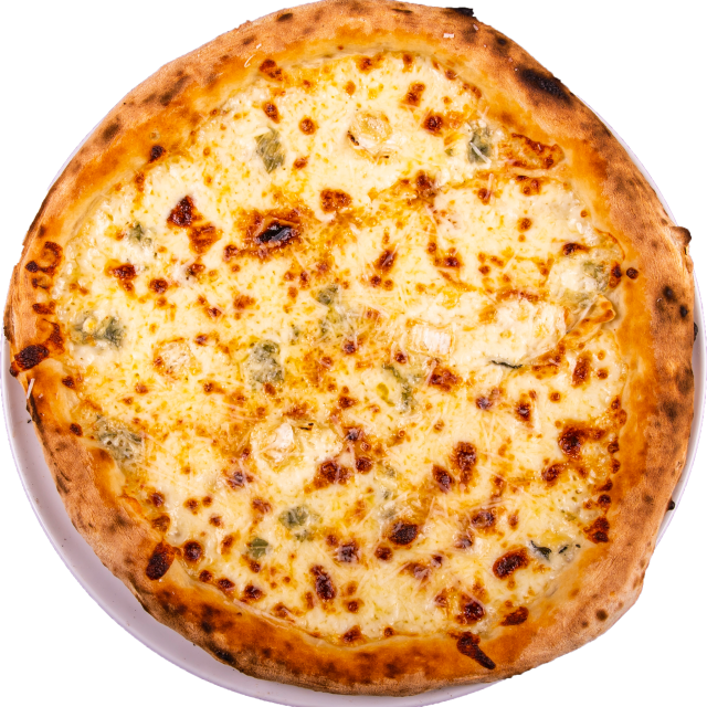 Pizza Quattro formaggi che Cornicione