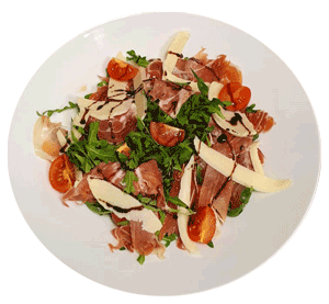 Salata prosciutto si rucola che Cornicione