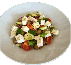 Salata cu branza de capra che Cornicione